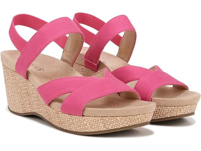 (取寄) ライフストライド レディース ストラップ ウェッジ サンダル LifeStride women LifeStride Danita Strappy Wedge Sandals French Pinkの通販は