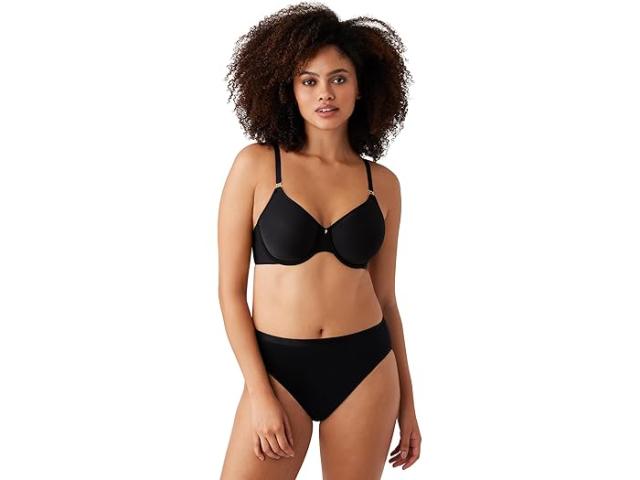 (取寄) ワコール レディース シンプリー ダン シームレス アンダーワイヤー Tシャツ ブラ Wacoal women Simply Done Seamless Underwire T-Shirt Bra Black_4