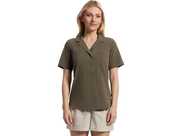 (取寄) ロイヤルロビンズ レディース スポ；ットレス エボリューション メドウ ショート スリーブ  Robbins women Spotless Evolution Meadow Short Sleeve Everglade
