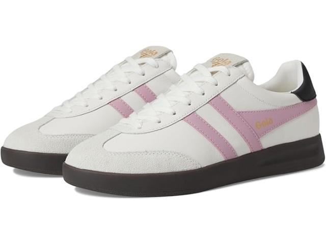 (取寄) ゴーラ レディース サイクロン レザー Gola women Cyclone Leather White/Candy/Black/Dark Gum