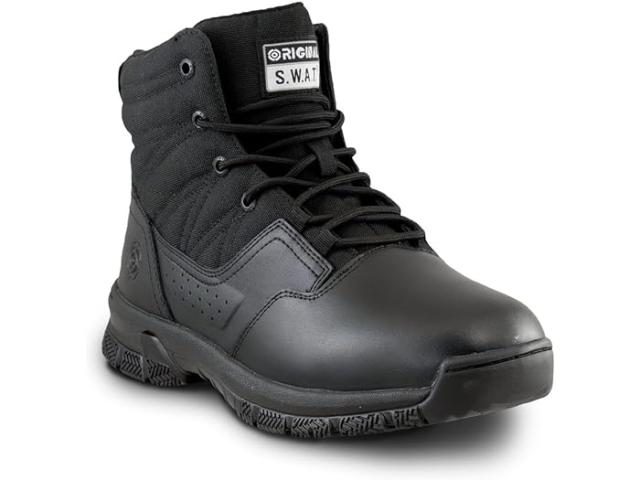 (取寄) オリジナル スワット プロテック 6 サイド ジップ ポリッシャブル トゥ ブーツ Original S.W.A.T. ProTec 6