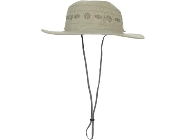(取寄) アウトドア リサーチ レディース ソーラー ローラー サン ハット Outdoor Research women  Solar Roller Sun Hat Khaki/Rice Embroidery