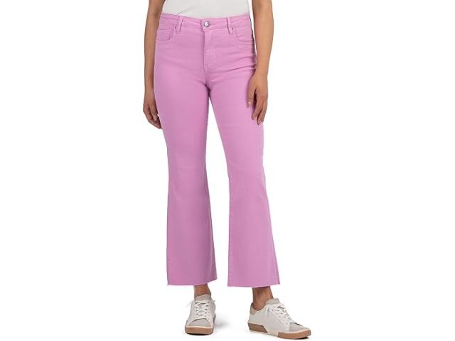 (取寄) カット フロム ザ クロス レディース ケルシー ハイライズ ファブ AB アンクル フレア ウィズ ロー ヘム KUT from the Kloth women Kelsey High-Rise Fab AB Ankle Flare With Raw Hem Wild Berry