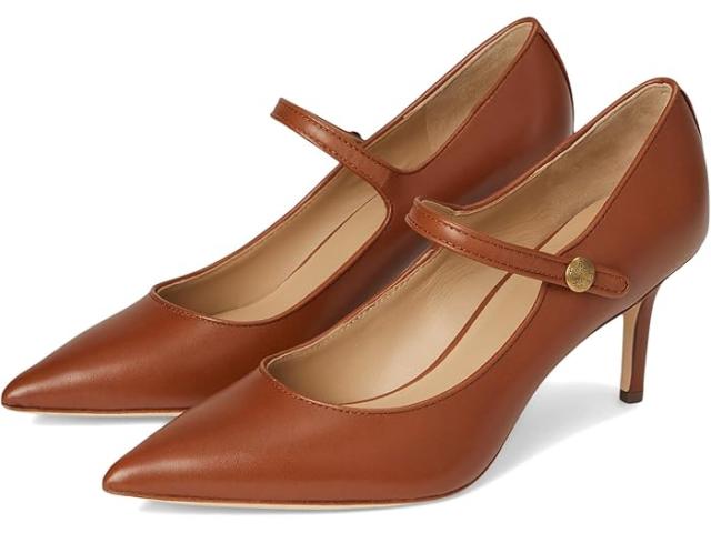 (取寄) ローレン ラルフローレン レディース ラネット カーフスキン メアリー ジーン パンプス Lauren Ralph Lauren women Lanette Calfskin Mary Jane Pumps Lauren Tan