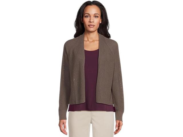 (取寄) アイリーン フィッシャー レディース コットン シルク コード カーディガン Eileen Fisher women Cotton Silk Cord Cardigan Rye