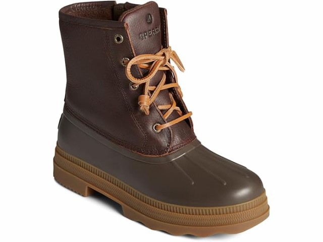 (取寄) スペリー レディース ソルトウォーター 2.0 レザー Sperry women Sperry Saltwater 2.0 Leather Dark Brownの通販は