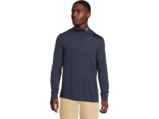 (取寄) ラコステ メンズ ストレッチ ゴルフ スウェットシャツ Lacoste men Sportsuit Ultra-dry Stretch Golf Sweatshirt Navy Blue