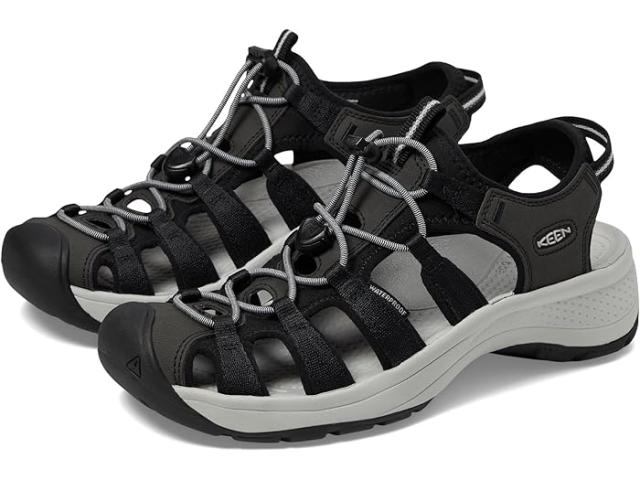 (取寄) キーン レディース アストリア ウェスト サンダル KEEN women  Astoria West Sandal Black/Grayの通販は 24,840円
