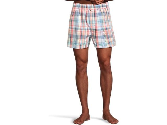 (取寄) トミーバハマ メンズ コットン シアサッカー ウーブン ボクサー  Bahama men Cotton Seersucker Woven Boxer Multi Plaid