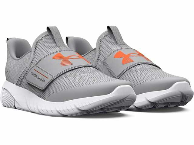 (取寄) アンダーアーマー キッズ ボーイズ フラッシュ (リトル キッド) Under Armour Kids boys Under Armour Kids Flash (Little Kid) Mod Gray/Mod Gray/Orange Blastの通販は