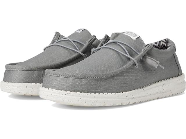 (取寄) ヘイ デュード メンズ ウォーリー ストレッチ キャンバス Hey Dude men Hey Dude Wally Stretch Canvas Light Grey