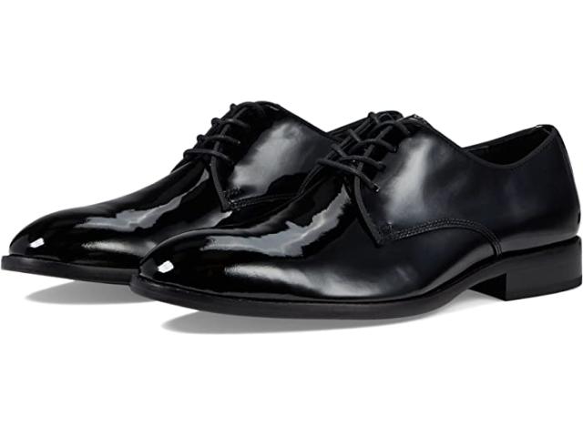 (取寄) ジョンストン&マーフィー メンズ プレーン トゥ Johnston & Murphy men Johnston & Murphy Gavney Plain Toe Black Patent