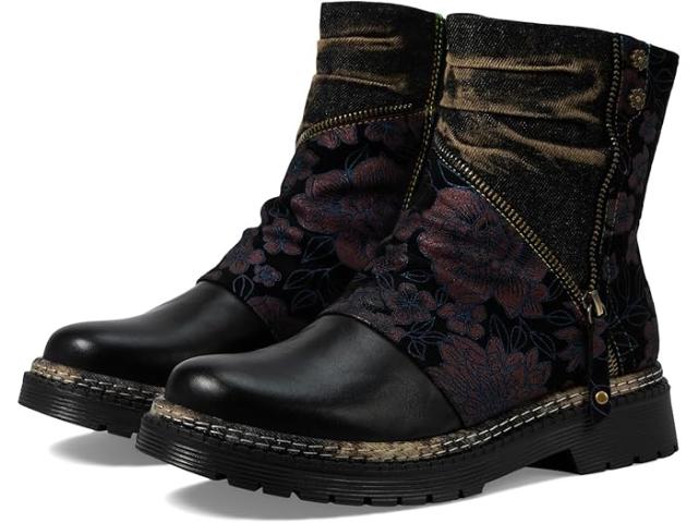 (取寄) ラルティストバイスプリングステップ レディース L'Artiste by Spring Step women L'Artiste by Spring Step Avrilrose Black Multi