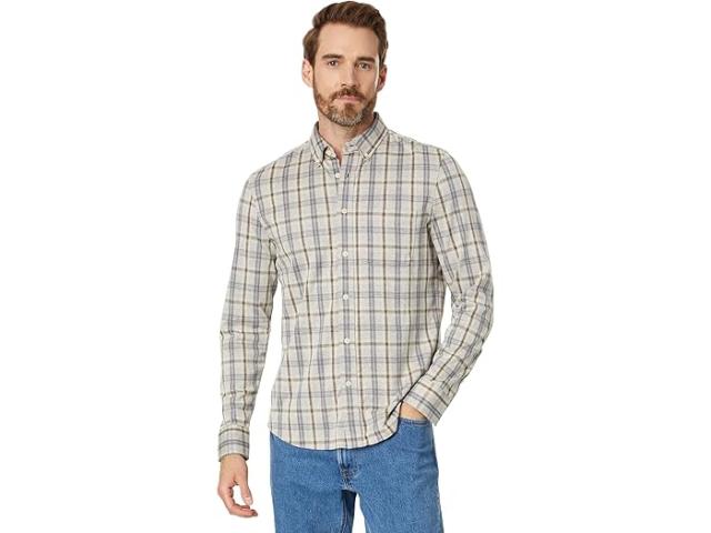 (取寄) ファリティ メンズ コーストライン ニット シャツ Faherty men Coastline Knit Shirt Birch  Plaid