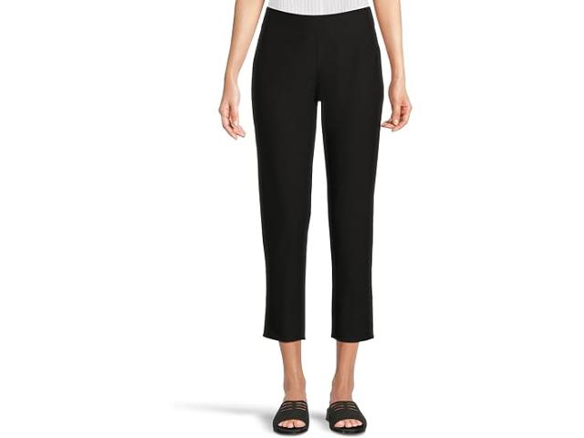 (取寄) アイリーン フィッシャー レディース スリム クロップ パンツ ウィズ スリット Eileen Fisher women Slim Crop Pants With Slit Black