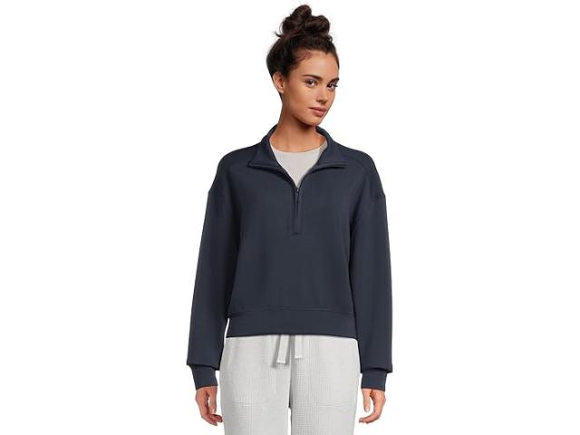 (取寄) トラヴィスマシュー レディース スカイロフト ソフト エコー 1/2 ジップ TravisMathew women Skyloft Soft Echo 1/2 Zip Navy Blazer