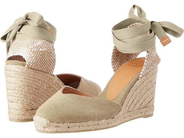 (取寄) カスタニエール レディース キアラ 80 ウム ウェッジ エスパドリーユ CASTANER women CASTANER Chiara 80 mm Wedge Espadrille Sand