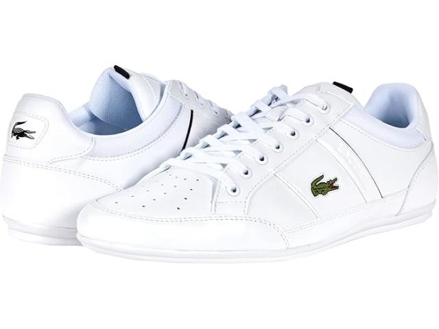 (取寄) ラコステ メンズ チャイモン スニーカー Lacoste men Chaymon Sneakers White/Black