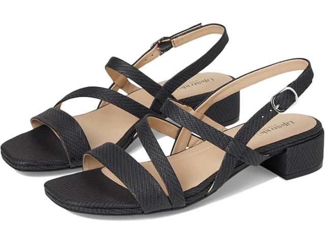 (取寄) ライフストライド レディース ジャネット LifeStride women Janet Black Faux Leatherの通販は