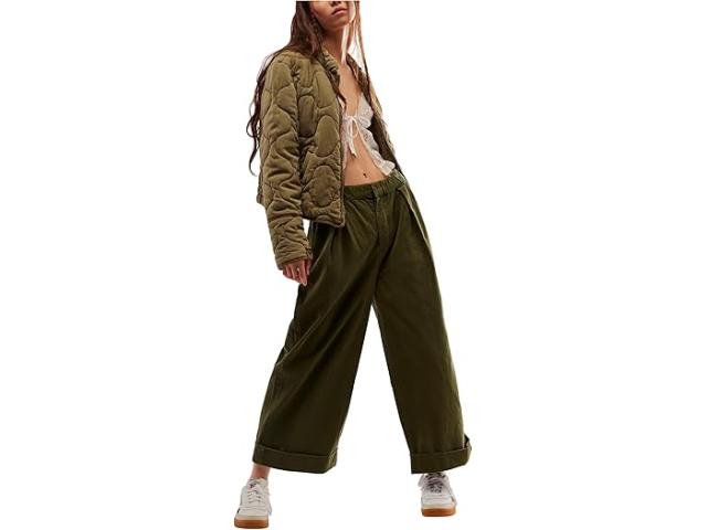 (取寄) フリーピープル レディース アフター ラブ カフ パンツ Free People women Free People After Love Cuff Pants Moss Songの通販は