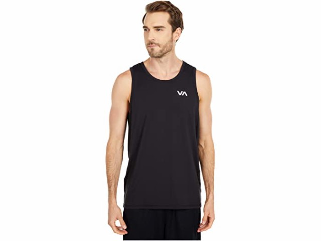 (取寄) ルーカ メンズ スポーツ ベント タンク RVCA men  Sport Vent Tank Blackの通販はポロシャツ