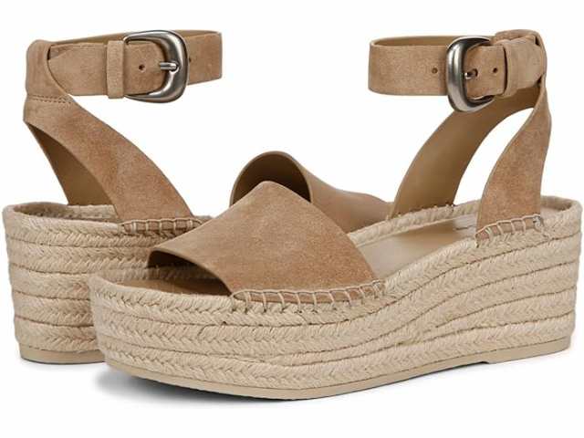 (取寄) ヴィンス レディース プラットフォーム エスパドリーユ サンダル Vince women Vince Belisa Platform Espadrille Sandals Dune Tan Leatherの通販は