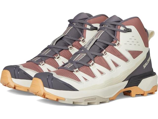 (取寄) サロモン レディース X ウルトラ 360 エッジ ミッド GTX Salomon women X Ultra 360 Edge Mid GTX Burlwood/Vanilla Ice/Excalibur