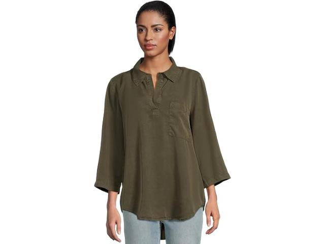 (取寄) モッドオードック レディース ロール パッチ チュニック Mod-o-doc women Roll Tab, Patch Pocket, Tunic Elm Green