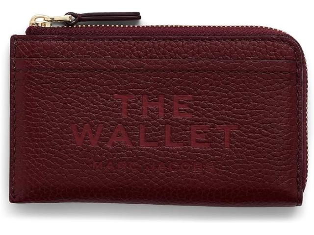 (取寄) マークジェイコブス レディース ザ レザー トップ ジップ マルチ ウォレット Marc Jacobs women The Leather Top Zip Multi Wallet Cherry
