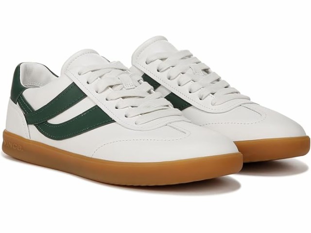 (取寄) ヴィンス レディース オアシス Vince women Vince Oasis Chalk White/Pine Green Leatherの通販は