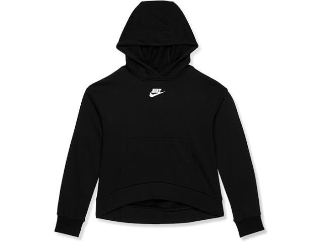 (取寄) ナイキ キッズ ガールズ NSW HBR クラブ フリース ブーディ (リトル キッズ/ビッグ キッズ) Nike Kids girls NSW HBR Club Fleece Hoodie (Little Kids/Big Kids) Black/Whiteの通販は 14,360円