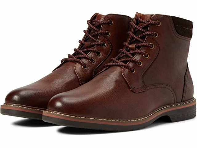 (取寄) フローシャイム メンズ ノーウォーク プレーン トゥ レース-アップ ブート Florsheim men Florsheim Norwalk Plain Toe Lace-Up Boot Cognac Smooth Leatherの通販は