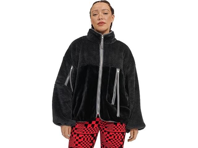 (取寄) アグ レディース マリーン シェルパ ジャケット リ UGG women Marlene Sherpa Jacket II Black