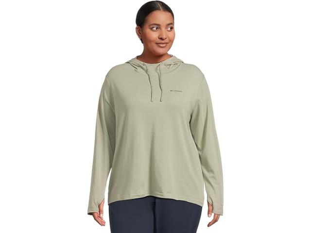 (取寄) コロンビア レディース プラス サイズ サン トレック ブーディ リ Columbia women Plus Size Sun Trek Hoodie II Safari