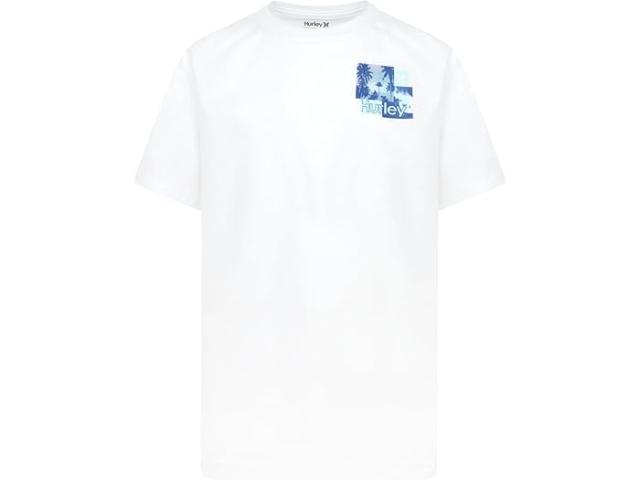 (取寄) ハーレー キッズ ボーイズ ブロックス グラフィック T-シャツ (リトル キッド) Hurley Kids boys Blocks Graphic T-Shirt (Little Kid) White