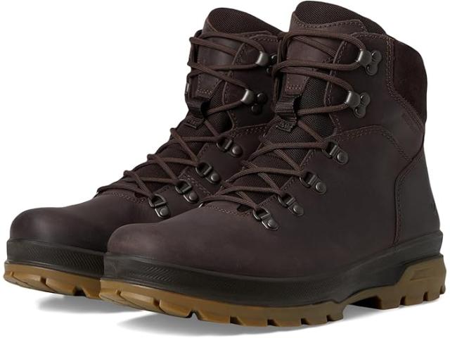 (取寄) エコー スポーツ メンズ ラギッド トラック プレーン トゥ ハイ ウォータープルーフ ハイキング ブーツ ECCO Sport men Rugged Track Plain Toe High Waterproof Hiking Boot Coffee