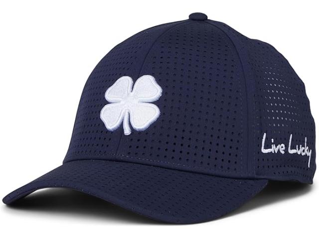 (取寄) ブラッククローバー パーフ 12 ハット Black Clover Perf 12 Hat Navy Perforated Hat/3d White Clover