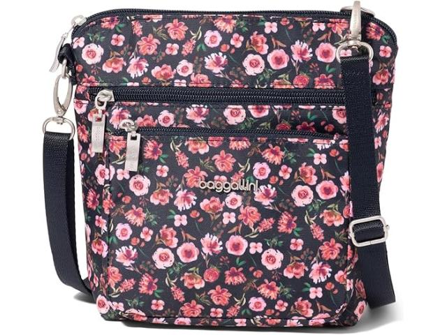 (取寄) バッガリーニ レディース モダン ポケット クロスボディ Baggallini women Modern Pocket Crossbody Autumn Peony