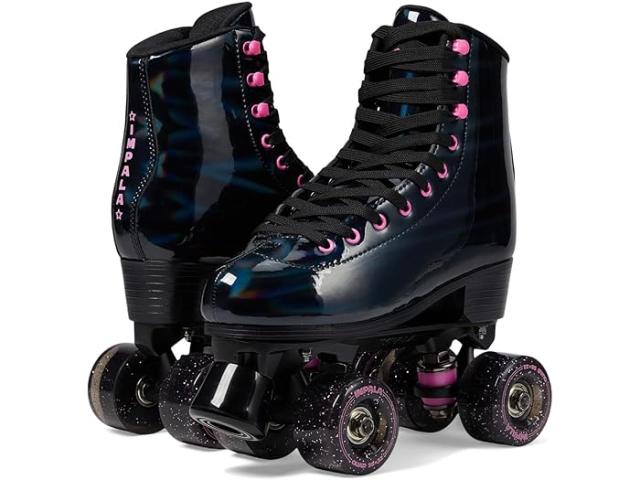 (取寄) インパラ ローラースケート ガールズ インパラ クワッド スケート (ビッグ キッズ/アダルト) Impala Rollerskates girls Impala Rollerskates Impala Quad Skate (Big Kid/Adult) Black Holographic