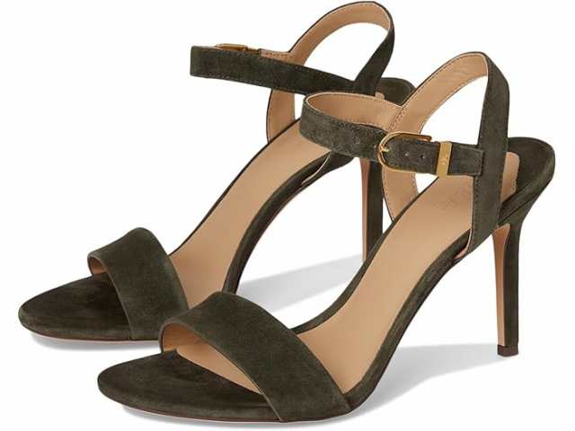 (取寄) ローレン ラルフローレン レディース グウェン スエード サンダル LAUREN Ralph Lauren women LAUREN Ralph Lauren Gwen Suede Sandals Dark Oliveの通販は