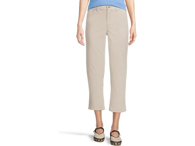 (取寄) アイリーン フィッシャー レディース ピティート オーガニック コットン ストレッチ コーデュロイ ハイ ウェスト ストレート アンクル ジーン Eileen Fisher women Petite Organic Cotton Stretch Corduroy High Waisted Straight Ankle Jean Chalk