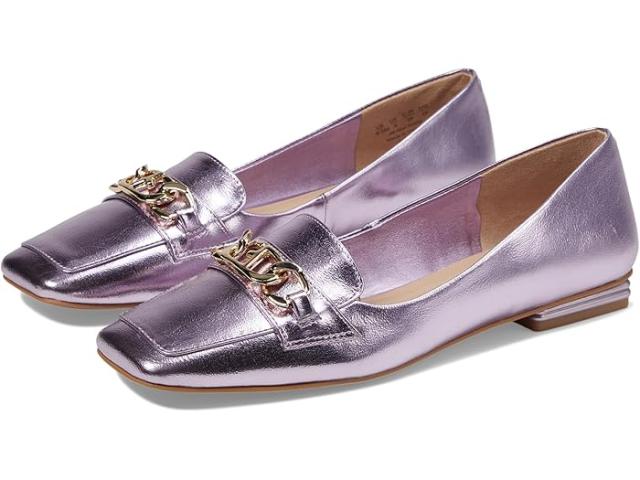 (取寄) フランコ サルト レディース ティアリ スリッポン スクエア トゥ ローファーズ Franco Sarto women Tiari Slip-On Square Toe Loafers Light Pink llic