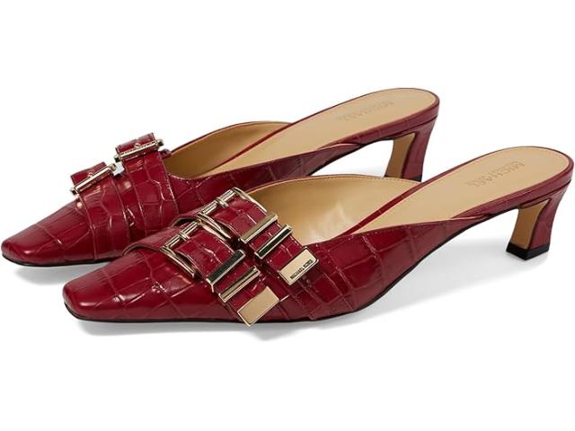 (取寄) マイケルコース レディース キトン ミュール MICHAEL Michael Kors women Darrington Kitten Mule Deep Red