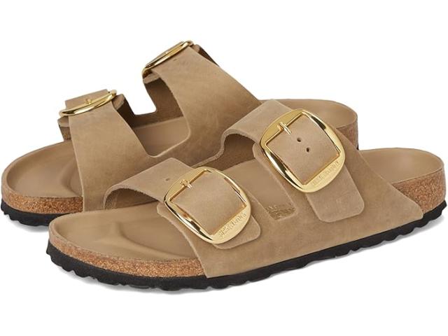 (取寄) ビルケンシュトック レディース アリゾナ ビッグ バックル - オイルド レザー Birkenstock women Arizona Big Buckle - Oiled Leather Tobacco Brown