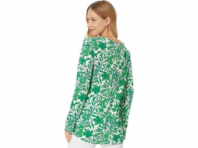 (取寄) リリー ピュリッツァー レディース エッタ スクープ-ネック ロング スリーブ Lilly Pulitzer women Lilly Pulitzer Etta Scoop-Neck Long Sleeve Fiddle Leaf Green Lil Escape Planの通販は (取寄) リリー ピュリッツァー レディース エッタ スクープ-ネック ロング スリーブ Lilly Pulitzer women Lilly Pulitzer Etta Scoop-Neck Long Sleeve Fiddle Leaf Green Lil Escape Planの通販は