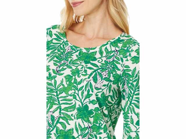 (取寄) リリー ピュリッツァー レディース エッタ スクープ-ネック ロング スリーブ Lilly Pulitzer women Lilly Pulitzer Etta Scoop-Neck Long Sleeve Fiddle Leaf Green Lil Escape Planの通販は (取寄) リリー ピュリッツァー レディース エッタ スクープ-ネック ロング スリーブ Lilly Pulitzer women Lilly Pulitzer Etta Scoop-Neck Long Sleeve Fiddle Leaf Green Lil Escape Planの通販は