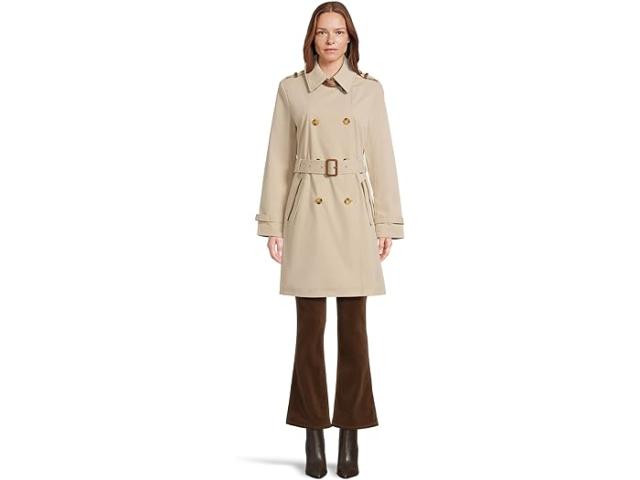 (取寄) ローレン ラルフローレン レディース ファイン ツイル トレンチ 36 Lauren Ralph Lauren women Fine Twill Trench 36