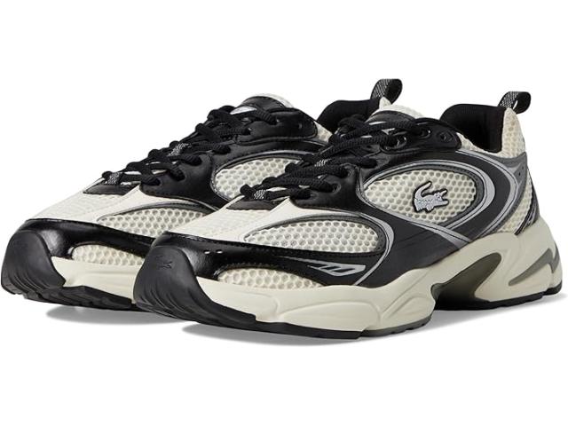 (取寄) ラコステ メンズ ストーム 96 2k スニーカー Lacoste men Storm 96 2k Sneakers Off Whtite/Black