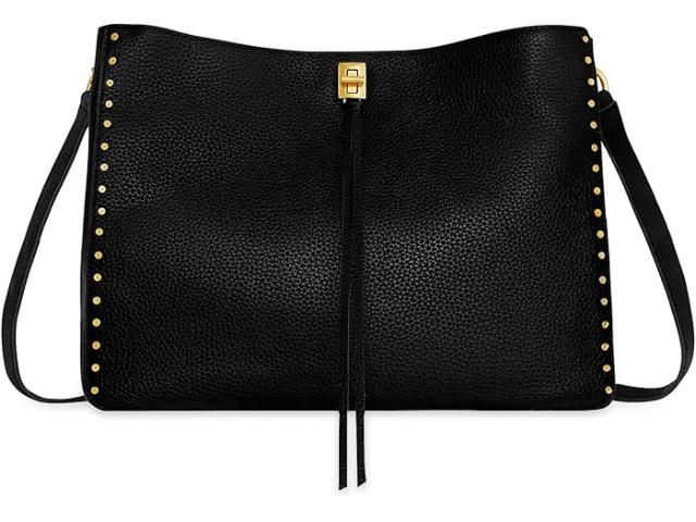 (取寄) レベッカミンコフ レディース ダレン ラージ ショルダー Rebecca Minkoff women Rebecca Minkoff Darren Large Shoulder Blackの通販は