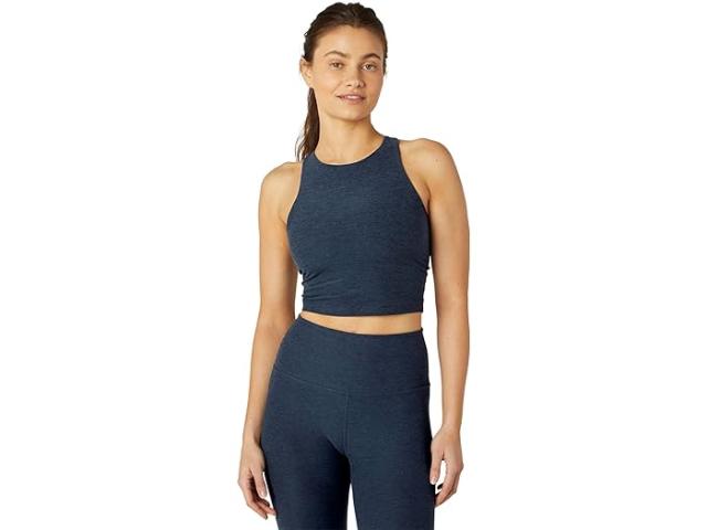 (取寄) ビヨンドヨガ レディース スペースダイ リフォーカス クロップド タンク Beyond Yoga women Beyond Yoga Spacedye Refocus Cropped Tank Nocturnal Navy
